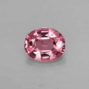 Espinélio rosa natural 0,99ct, corte oval, VVS-VS