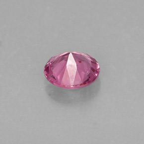 Espinélio rosa natural 0,62ct, corte redondo, SI