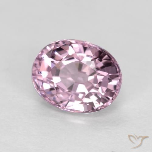 Espinélio Roxo Rosado Muito Claro Natural 0.82ct, oval, VS