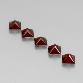 Pedras preciosas de espinélio vermelho natural de  ct, quadrado, VVS-VS