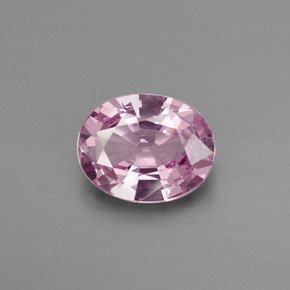 Espinélio rosa natural 1,34ct, corte oval, VVS