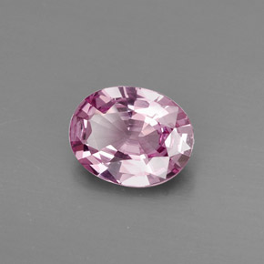 Espinélio rosa natural 1,34ct, corte oval, VVS