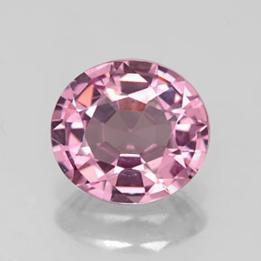 Espinélio rosa natural 1,57ct, corte oval, VVS-VS