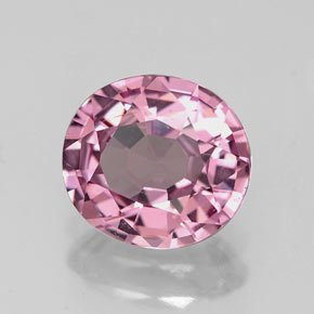 Espinélio rosa natural 1,57ct, corte oval, VVS-VS