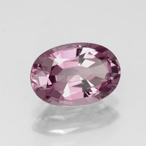 Espinélio roxo natural 1,70ct, corte oval, VS