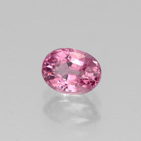 Espinélio rosa natural 0,73ct, corte oval, VVS