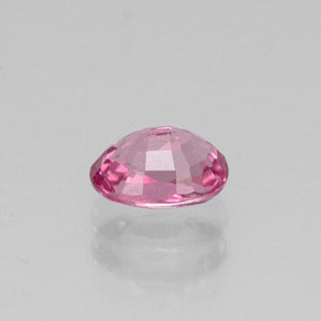 Espinélio rosa natural 0,73ct, corte oval, VVS