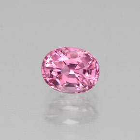 Espinélio rosa natural 0,77ct, corte oval, VS