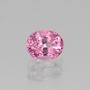 Espinélio rosa natural 0,77ct, corte oval, VS