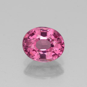 Espinélio rosa natural 0,86ct, corte oval, VS