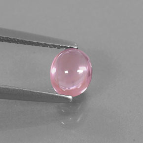 Espinélio rosa natural 0,64ct, corte oval, transparente