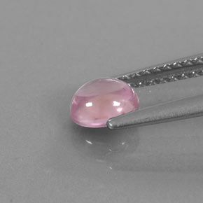 Espinélio rosa natural 0,64ct, corte oval, transparente