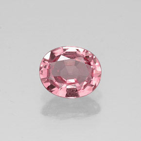 Espinélio rosa natural 0,69ct, corte oval, VVS