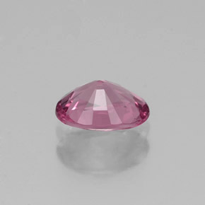 Espinélio rosa natural 0,81ct, corte oval, VVS