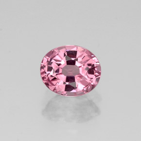 Espinélio rosa natural 0,91ct, corte oval, VVS