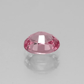 Espinélio rosa natural 0,91ct, corte oval, VVS