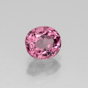 Espinélio rosa natural 0,98ct, corte oval, VVS