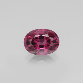 Espinélio rosa natural 0,87ct, corte oval, VVS