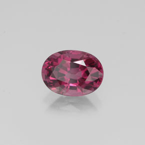 Espinélio rosa natural 0,87ct, corte oval, VVS