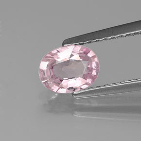 Espinélio rosa natural 0,73ct, corte oval, VVS-VS