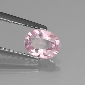 Espinélio rosa natural 0,73ct, corte oval, VVS-VS