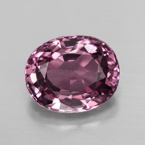 Espinélio violeta natural 1,94ct, corte oval, VS