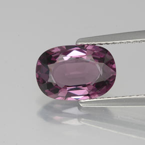 Espinélio violeta natural 2,01ct, almofada cortada, VVS-VS