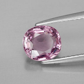Espinélio rosa natural 1,78ct, almofada cortada, VS