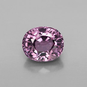 Espinélio violeta natural 1,97ct, corte oval, VS