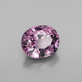 Espinélio violeta natural 1,97ct, corte oval, VS