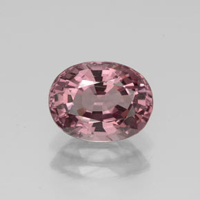 Espinélio rosa natural 1,77ct, corte oval, VVS