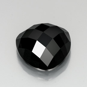 Espinélio preto natural 11,46ct, trillion, opaco