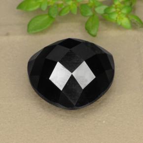 Espinélio preto natural 11,01ct, trillion, opaco