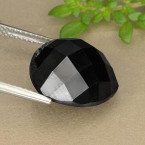 Espinélio preto natural 11,01ct, trillion, opaco