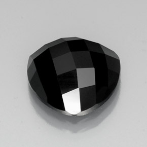 Espinélio preto natural 10,85ct, trillion, opaco