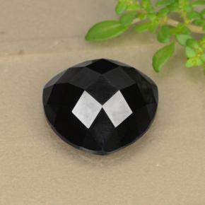 Espinélio preto natural 11,03ct, trillion, opaco