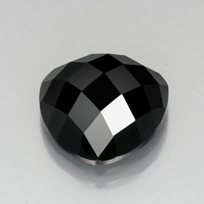 Espinélio preto natural 11,40ct, trillion, opaco