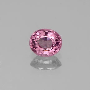 Espinélio rosa natural 0,56ct, corte oval, VVS-VS