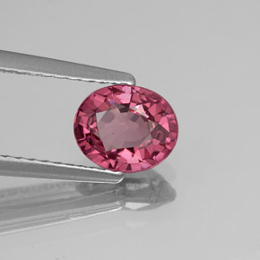 Espinélio rosa natural 1,03ct, corte oval, VS