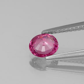 Espinélio violeta natural 0,74ct, corte oval, VS-SI