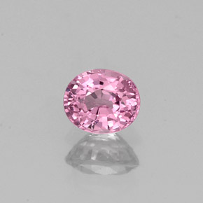 Espinélio rosa natural 0,52ct, corte oval, VVS-VS