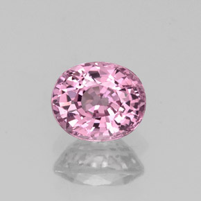 Espinélio rosa natural 0,98ct, corte oval, VS-SI