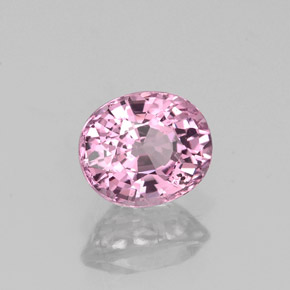 Espinélio rosa natural 0,98ct, corte oval, VS-SI
