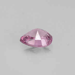 Espinélio rosa natural 0,56ct, formato de pêra, VS
