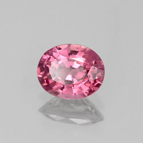 Espinélio rosa natural 0,73ct, corte oval, VS