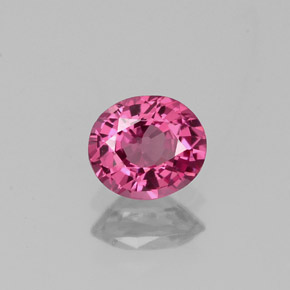 Espinélio rosa natural 0,56ct, corte oval, VVS-VS