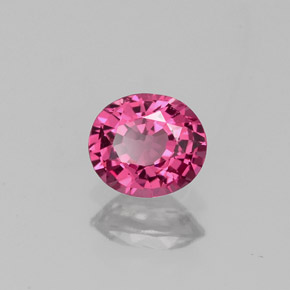 Espinélio rosa natural 0,56ct, corte oval, VVS-VS