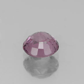 Espinélio violeta natural 1,10ct, corte redondo, VS