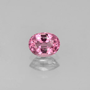 Espinélio rosa natural 0,55ct, corte oval, VS