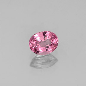 Espinélio rosa natural 0,55ct, corte oval, VS